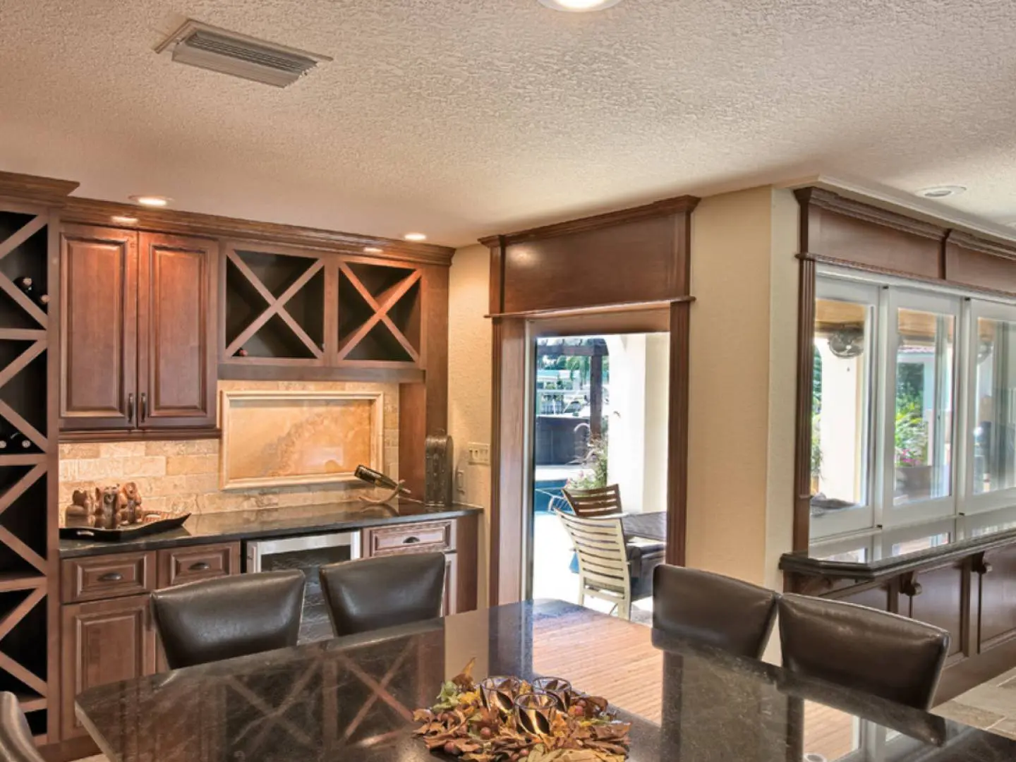 Kitchen inside mansion