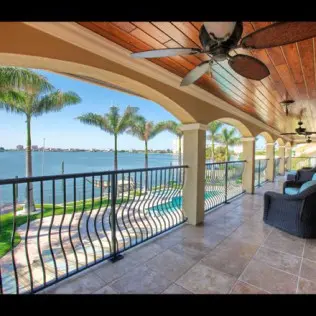 patio deck from luxury resort villa